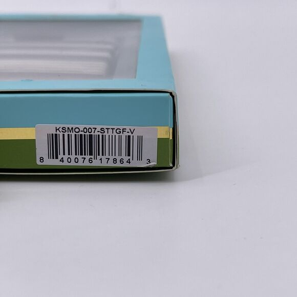 Kate Spade NY Hardshell Cell Phone Case Moto Z Droid Black White Gold Stripes - Picture 4 of 10